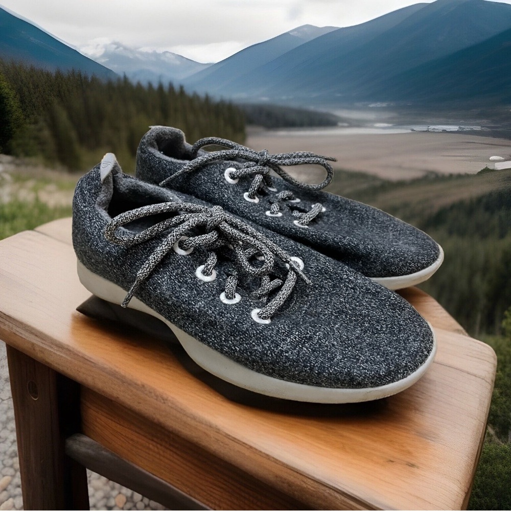 ALLBIRDS Wool Runner Shoes Women’s US 9 NV 1 Gray NZ Merino All Birds